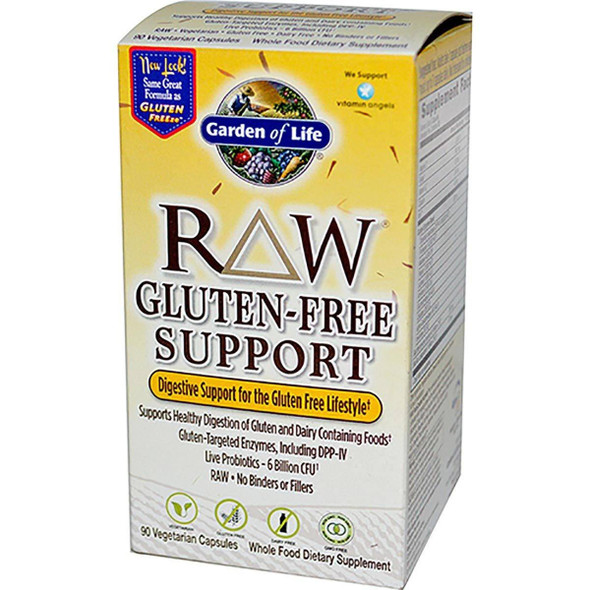Garden of Life Garden Of Life Raw Gluten-Free Support 90 Veg Caps 