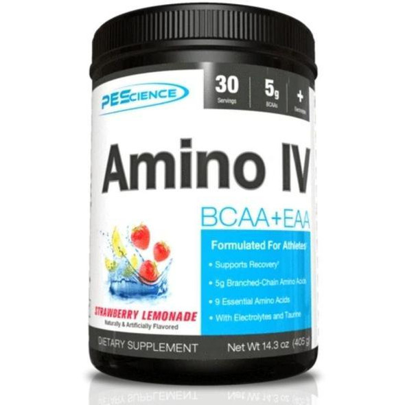 PEScience Amino IV 30 Servings Amino Acids PEScience Strawberry Lemonade 