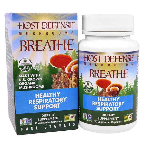 Fungi Perfect Host Defense Breathe 30 Capsules 