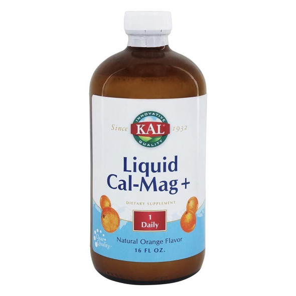 Kal Liquid Cal-Mag+ Orange Flavor 16oz 