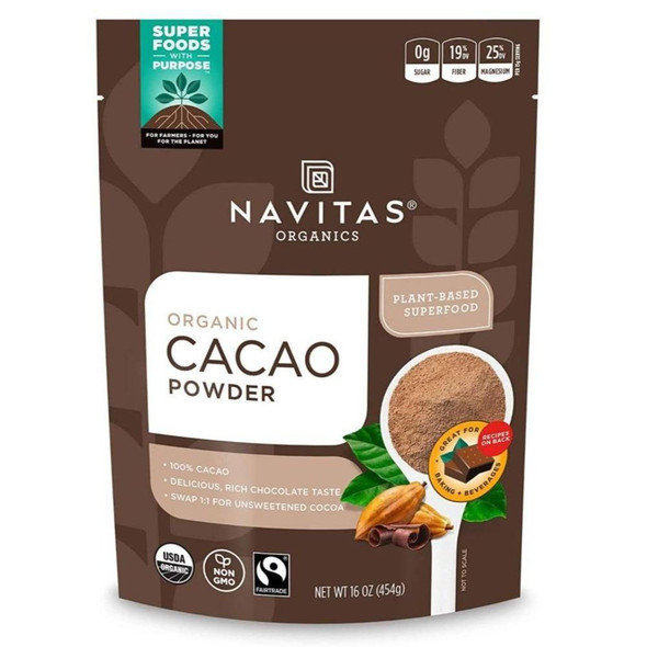  Navitas Naturals Cacao Powder 16 Ounces 