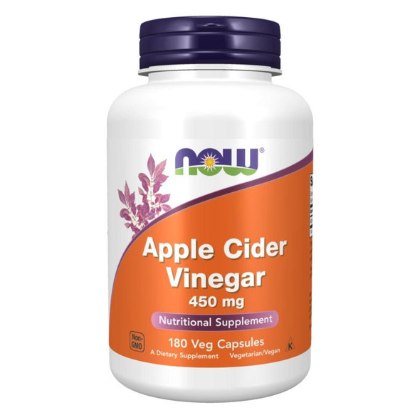  Now Foods Apple Cider Vinegar 180 Veg Capsules 