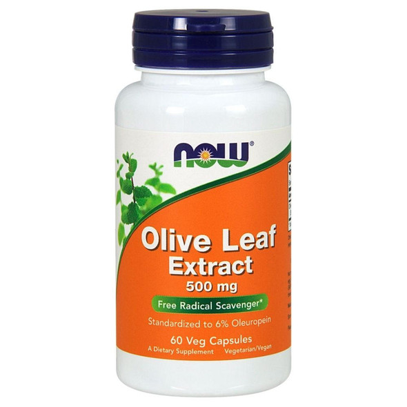  Now Foods Olive Leaf Extract 500mg 60 Veg Capsules 