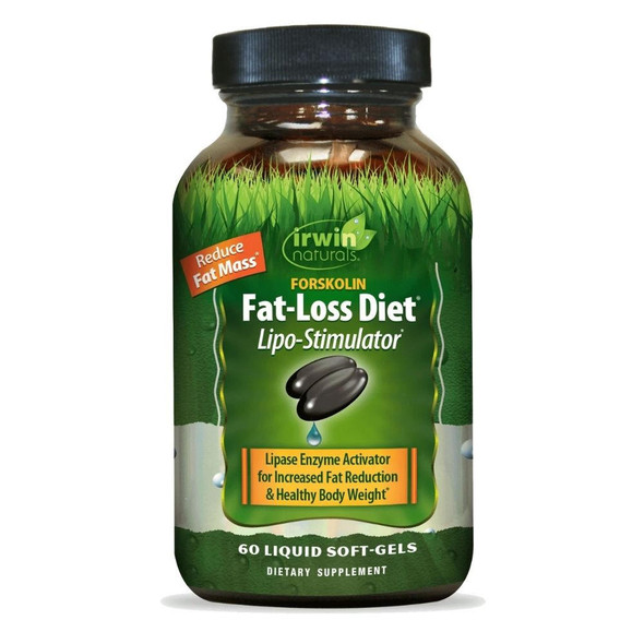  Irwin Naturals Forskolin Fat-Loss 60 Softgels 