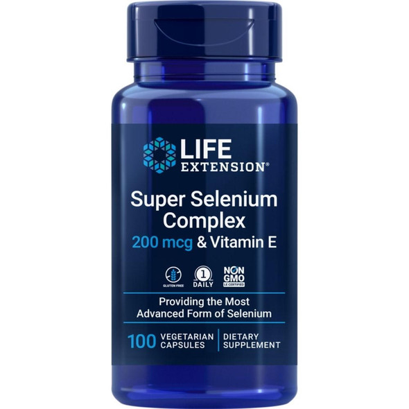  Life Extension Super Selenium 200mcg 100 Veg Caps 