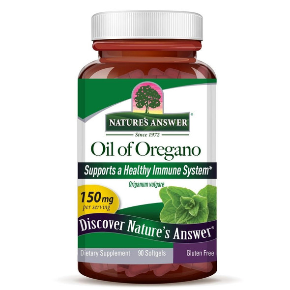  Nature's Answer Oil of Oregano 150mg 90 Softgels 