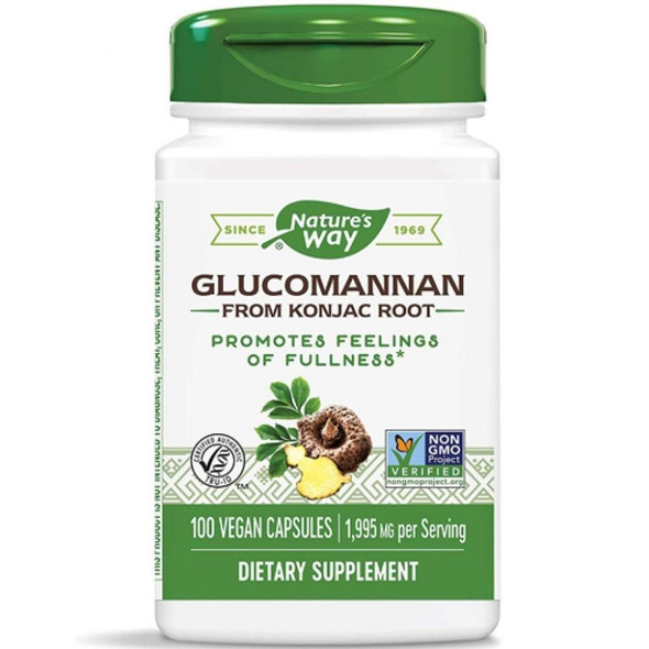  Nature's Way Glucomannan 100 Capsules (Previously Enzymatic Therapy) 