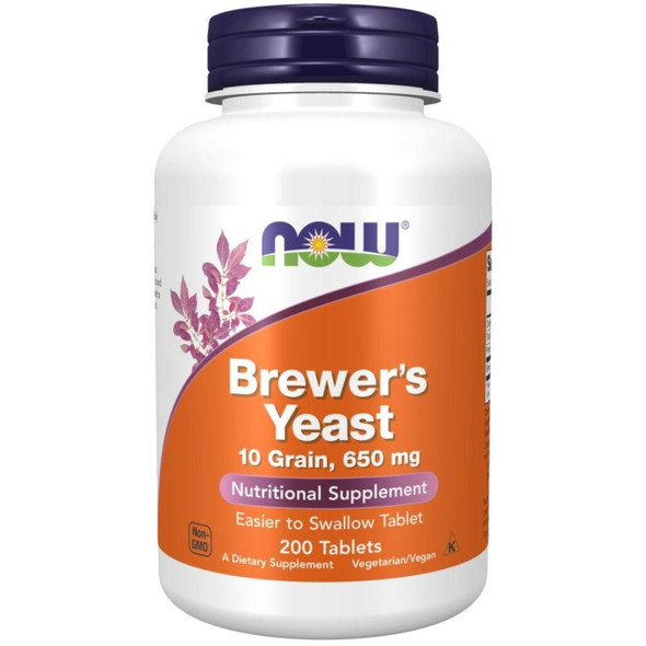  Now Foods Brewer's Yeast 10 Grain 200 Tablets 