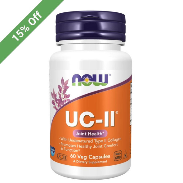  Now Foods UC-II Collagen 40mg 60 Veg Capsules 