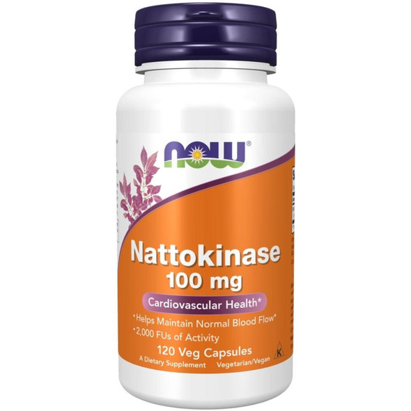  Now Foods Nattokinase 100mg 120 Veg Capsules 