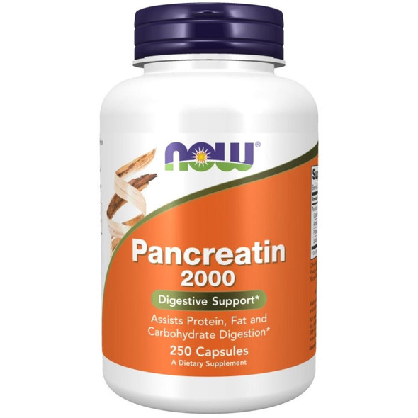  Now Foods Pancreatin 2000 250 Capsules 