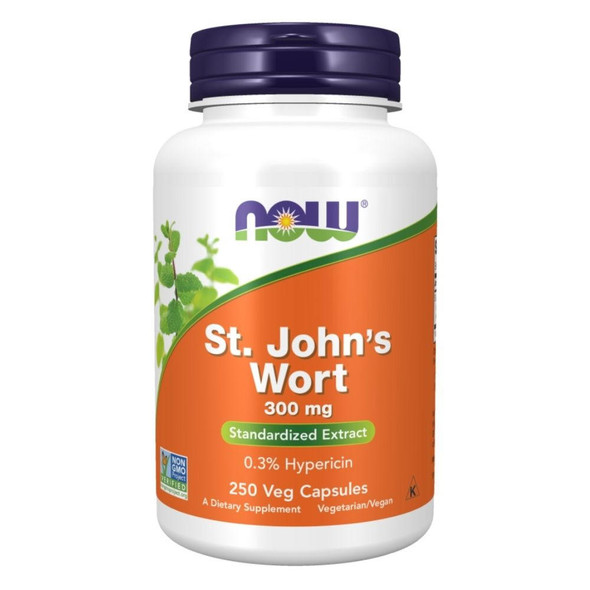  Now Foods St. John's Wort 300mg 250 Veg Capsules 