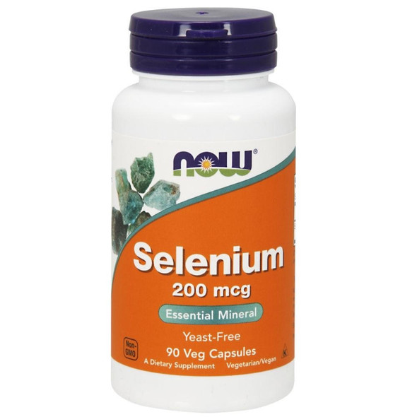  Now Foods Selenium 200mcg 90 Veg Capsules 