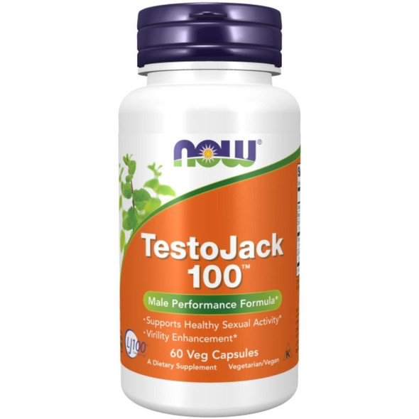  Now Foods TestoJack 100 60 Veg Capsules With Tongkat Ali 