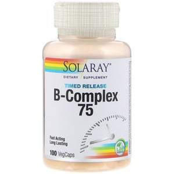  Solaray B-Complex 75 100 Caps 