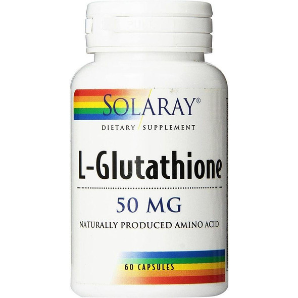  Solaray Free-Form L-Glutathione 50mg 60 Caps 