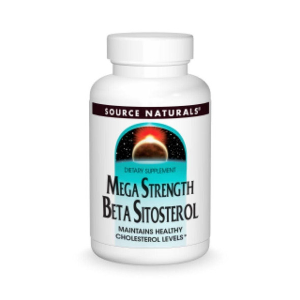  Source Naturals Beta Sitosterol Mega-Strength 375mg 120 Tablets 