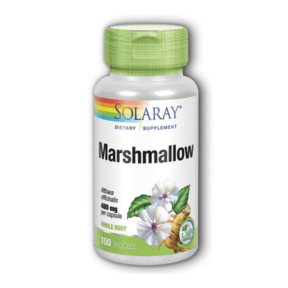  Solaray Marshmallow Root 480mg 100 Capsules 