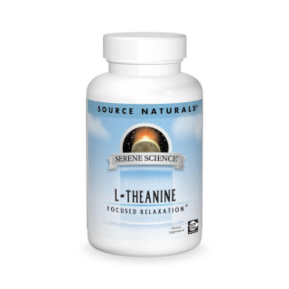  Source Naturals L-Theanine 200mg 30 Capsules 