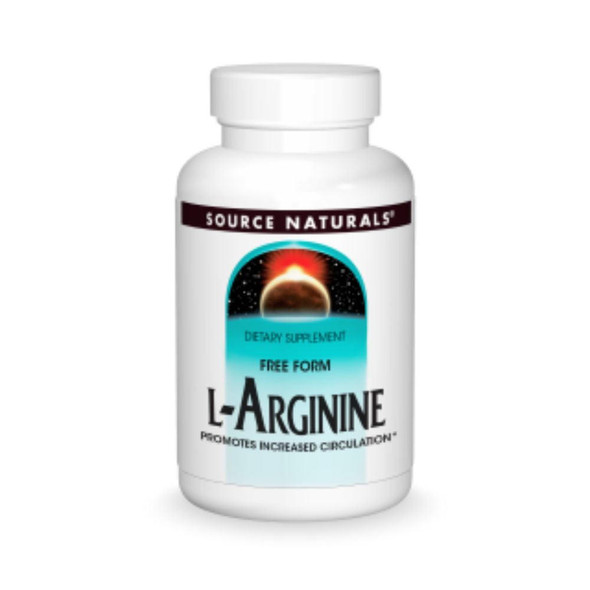  Source Naturals L-Arginine 500mg 100 Capsules 