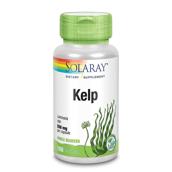  Solaray Kelp 550mg 100 Capsules 