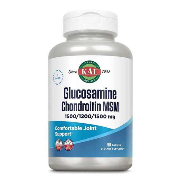  Kal Glucosamine Chondroitin & MSM 90 Tablets 