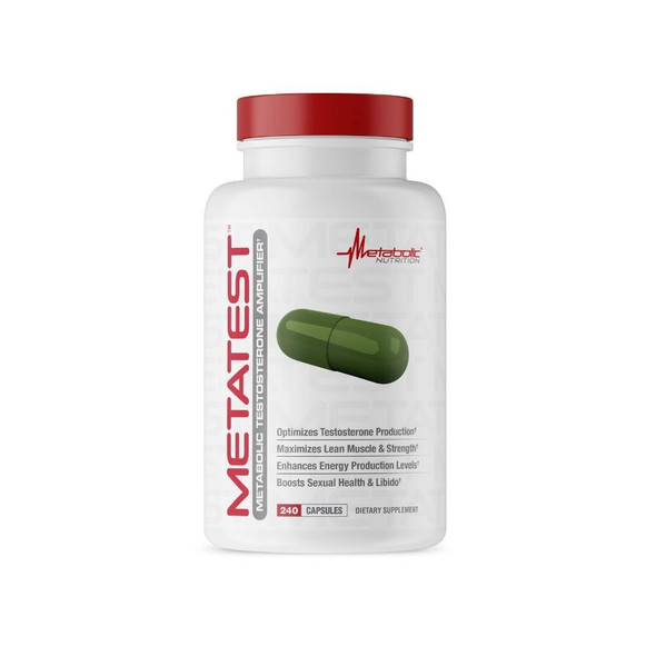  Metabolic Nutrition MetaTest 240 Capsules 