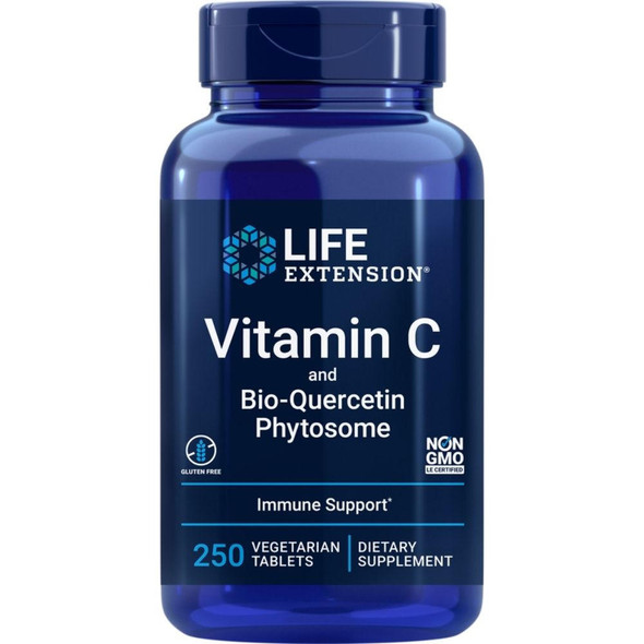  Life Extension Vitamin C w/ DihydroQuercetin 250 Tablets 