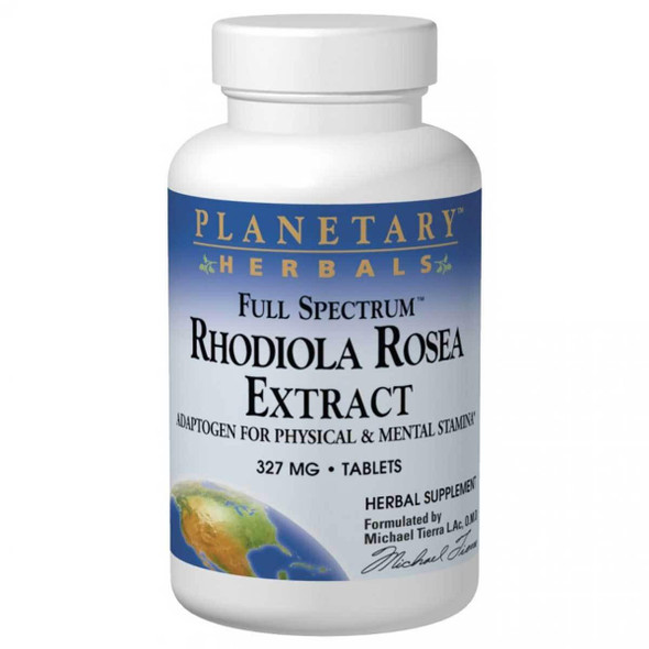  Planetary Herbals Rhodiola Rosea Extract 327mg 120 Tabs 