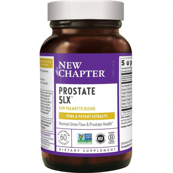  New Chapter Prostate 5LX 60 Softgels 