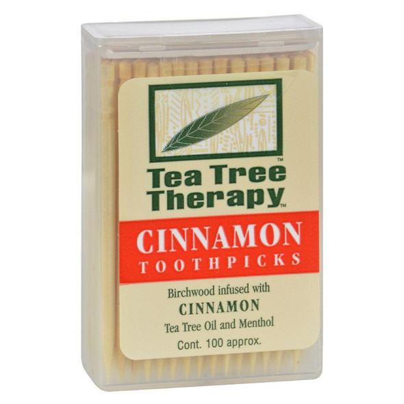  Tea Tree Therapy Toothpicks 100 Sticks 