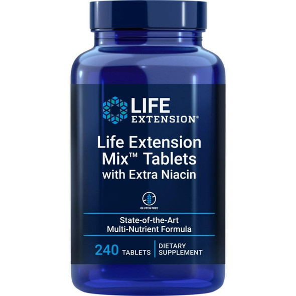  Life Extension Mix Tablets w/ Extra Niacin 240 Tablets 