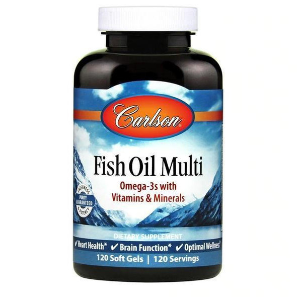 Carlson Fish Oil Multi 120 Softgels 