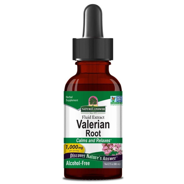  Nature's Answer Valerian Root Alcohol Free 2oz 