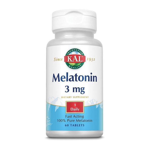  Kal Melatonin 3mg 60 Tablets 