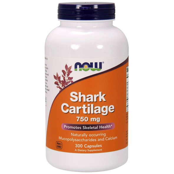  Now Foods Shark Cartilage 750mg 300 Capsules 