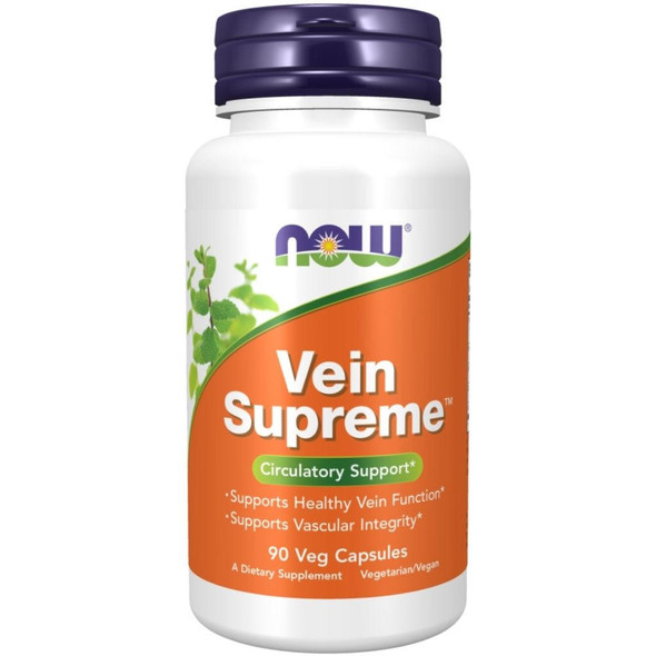  Now Foods Vein Supreme 90 Veg Capsules 