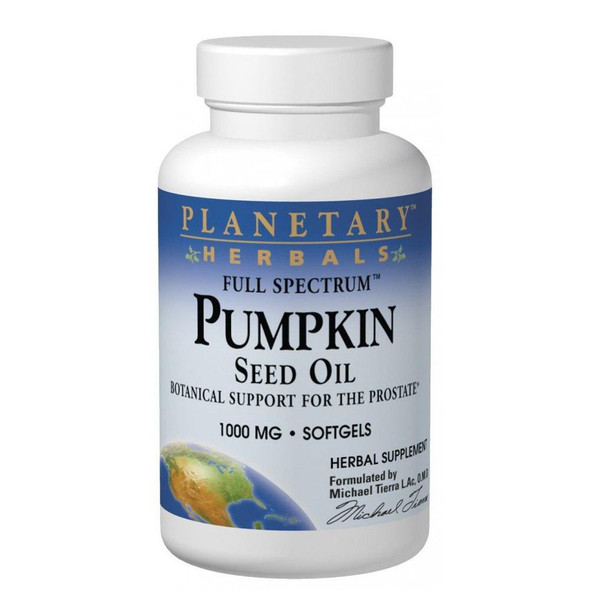  Planetary Herbals Pumpkin Seed Oil 1000mg 45G 