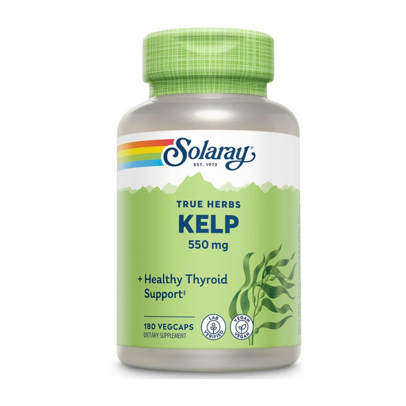  Solaray KELP 550mg 180 Capsules 