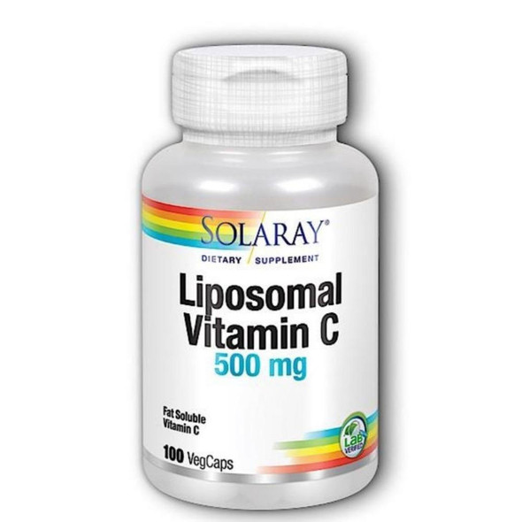  Solaray Liposomal Vitamin C 500mg 100 Capsules 