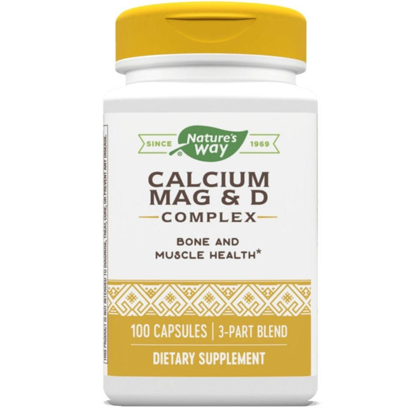  Nature's Way Calcium Magnesium & D Complex 250 Capsules (Previously Enzymatic Therapy) 