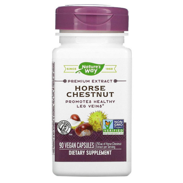  Nature's Way Horse Chestnut 90 Capsules (Previously Enzymatic Therapy) 