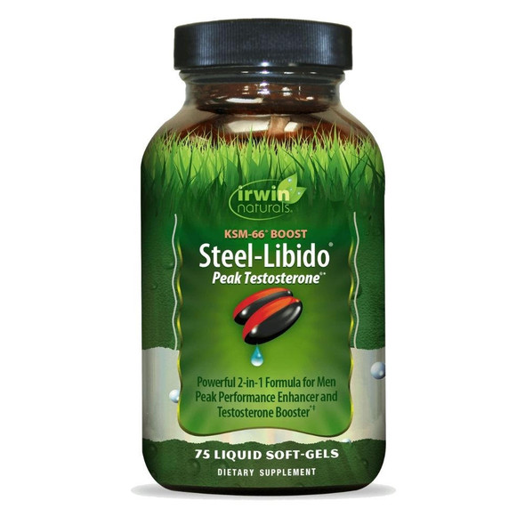  Irwin Naturals Steel-Libido Peak Testosterone 75 Soft Gels 