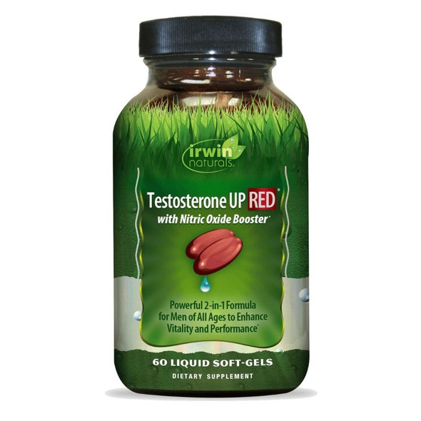  Irwin Naturals Testosterone Up Red 60 Liquid Gels 