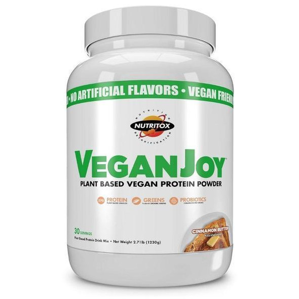 Nutritox VeganJoy Plant Protein 30/sv Protein Powders Nutritox Cinnamon Butter 