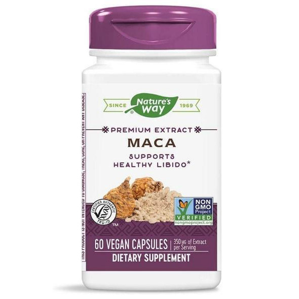  Nature's Way Maca 60 Veg Caps (Previously Enzymatic Therapy) 