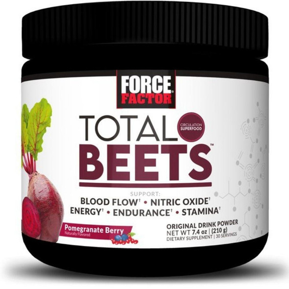  Force Factor Total Beets 7.4oz Powder 