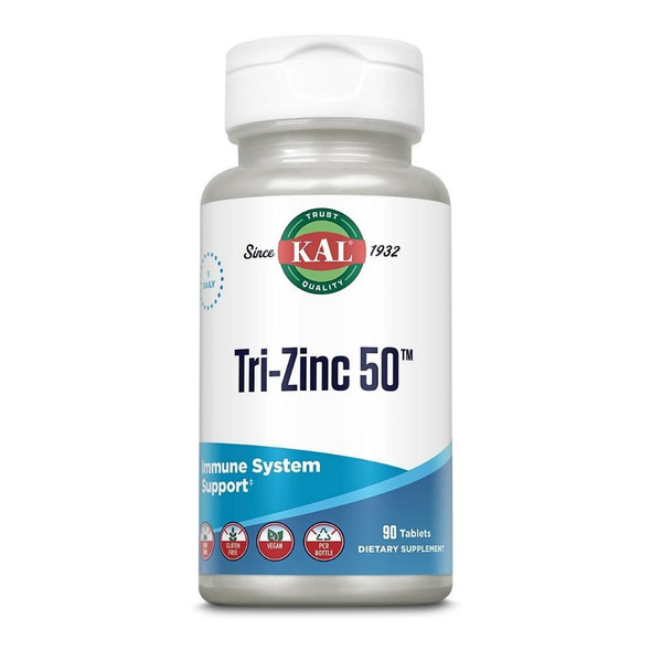 Kal KAL Tri-Zinc 50 90 Tablets 