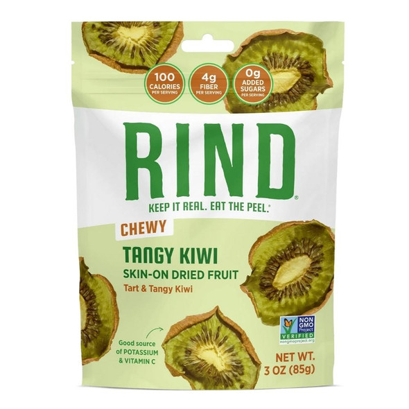 Rind Snacks Chewy Dried Fruit 3oz Foods Juices Rind Snacks Tangy Kiwi 