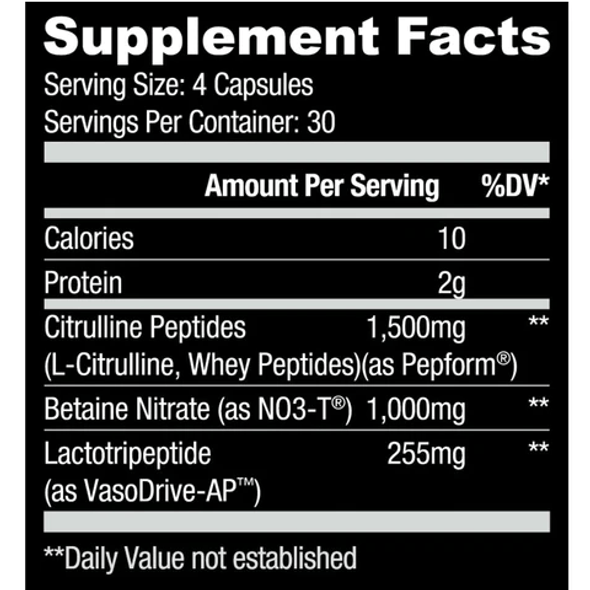  Ryse Supplements Pump Cap Max 120ct 